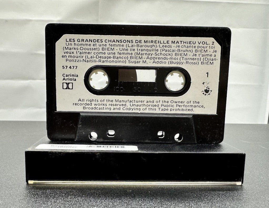 Les Grandes Chansons : De Mireille Mathieu - Vol. 2 Cassette Tape In GC 7594