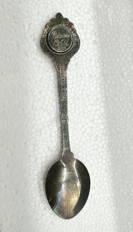 Souvenir Spoon Cape Reinga New Zealand , silver plated In OK Condition
