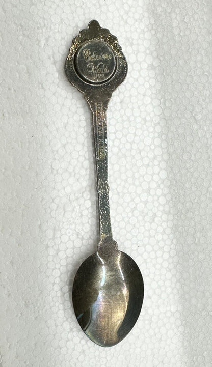 Souvenir Spoon Cape Reinga New Zealand , silver plated In OK Condition