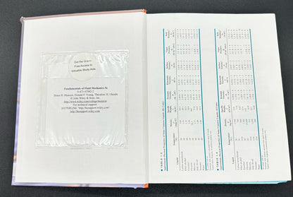 Fundamentals Of Fluid Mathematics 5th Edition - Munson Young Okiishi - Textbook