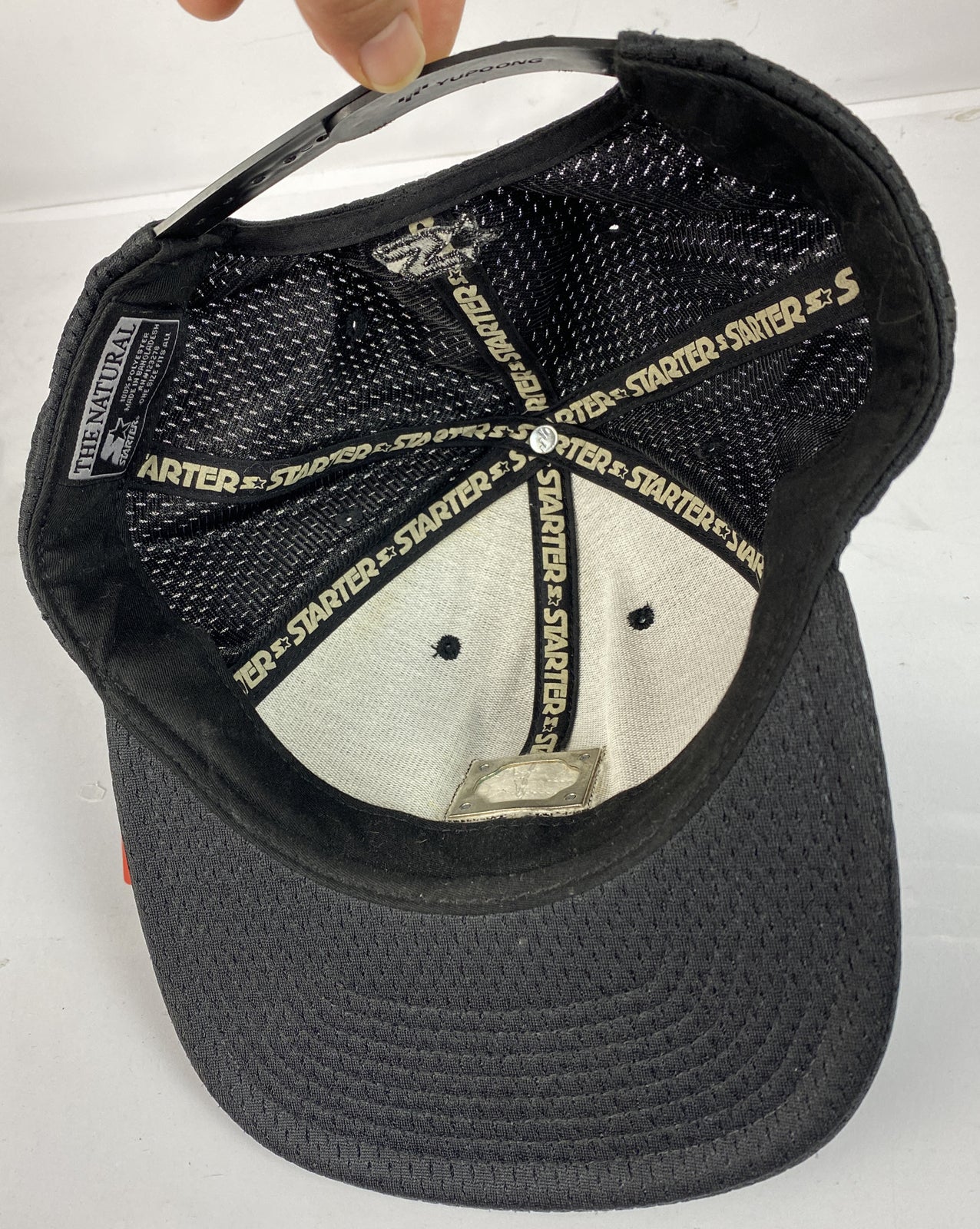 F448 Starter Black Label Baseball Cap / Hat In Good Condition Adjustable Sizing