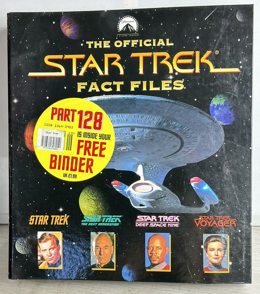 The Official Star Trek Fact Files - Front Covers Files 1 to 300 In GC - 5598