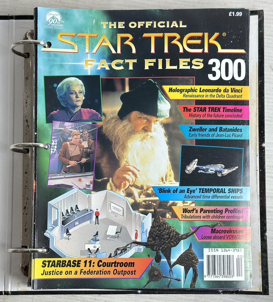 The Official Star Trek Fact Files - Front Covers Files 1 to 300 In GC - 5598