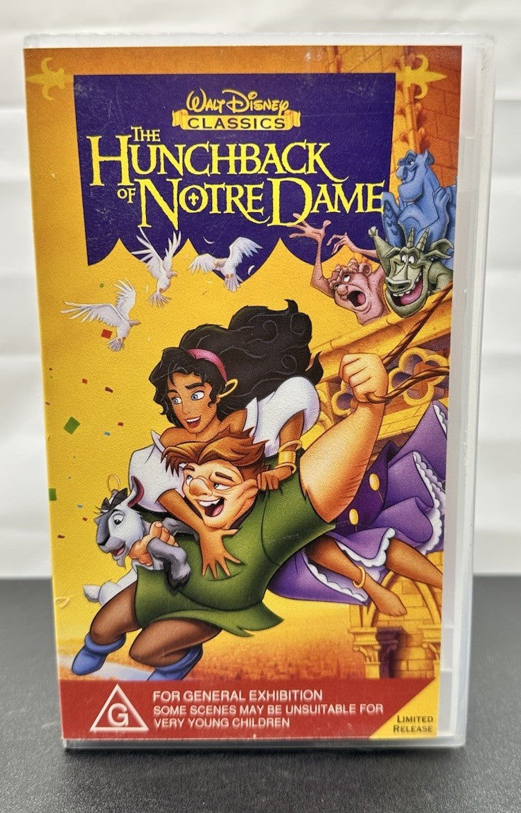 Walt Disney Classic ~ The Hunchback Of Notre Dame ~ VHS In Good Condition - 8610