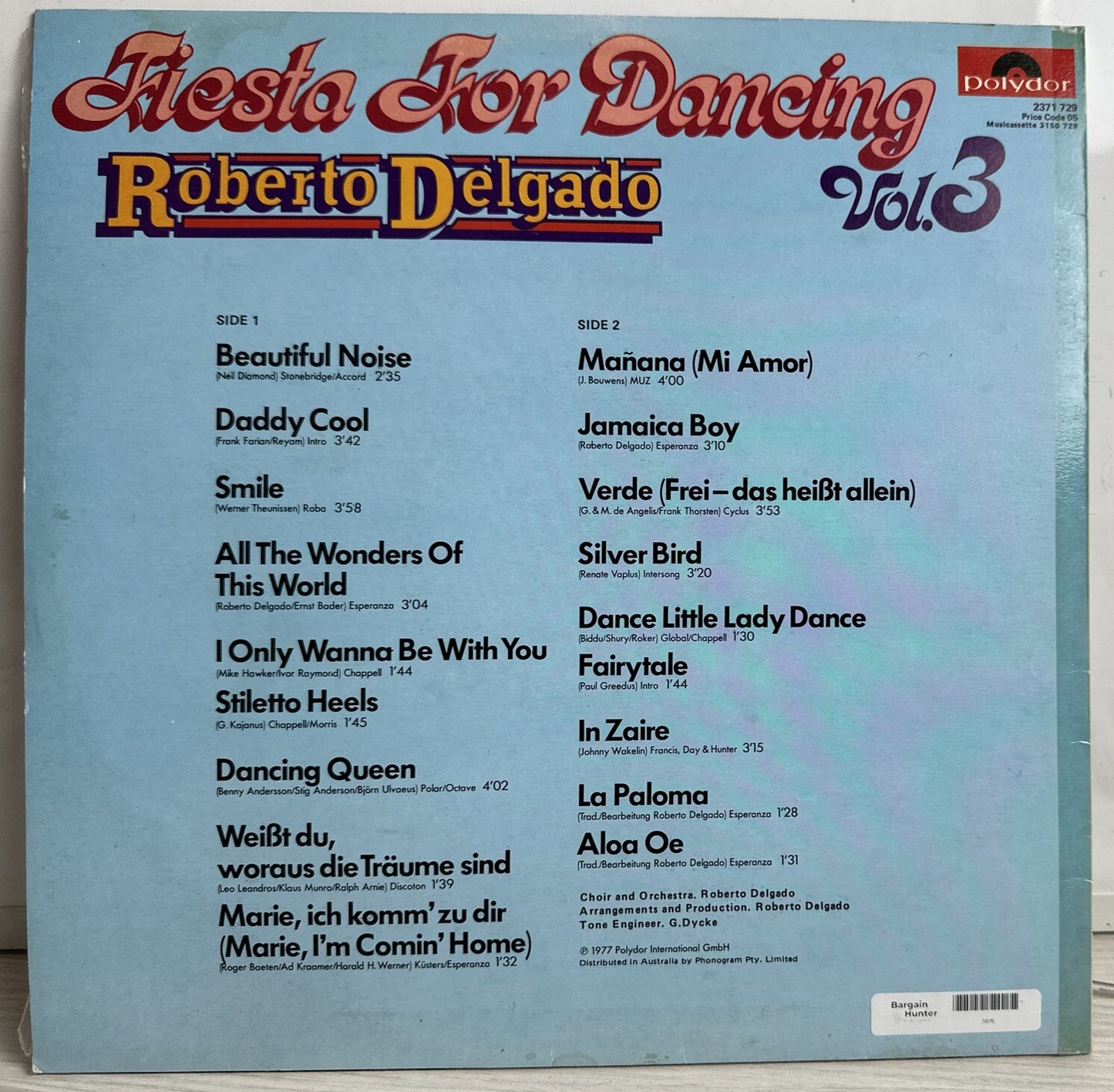 Roberto Delgado - Fiesta For Dancing Vol 3 - 12" Vinyl Record 3876