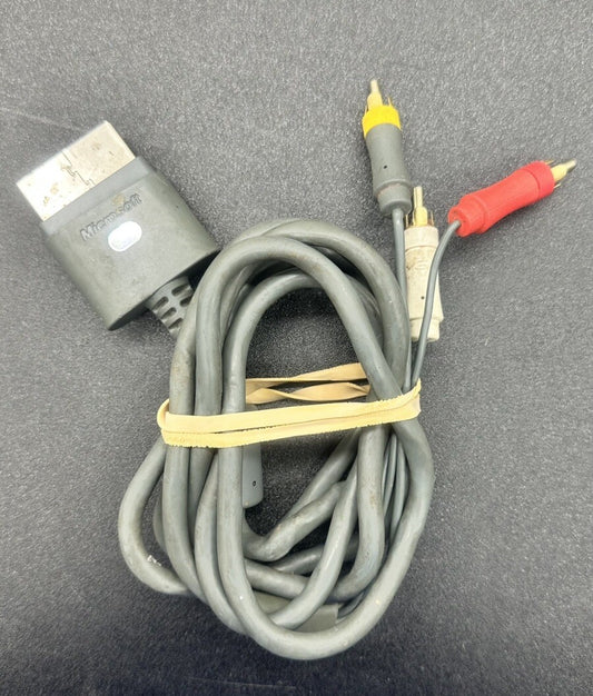 Genuine Microsoft XBOX 360 AV Cable In OK Condition
