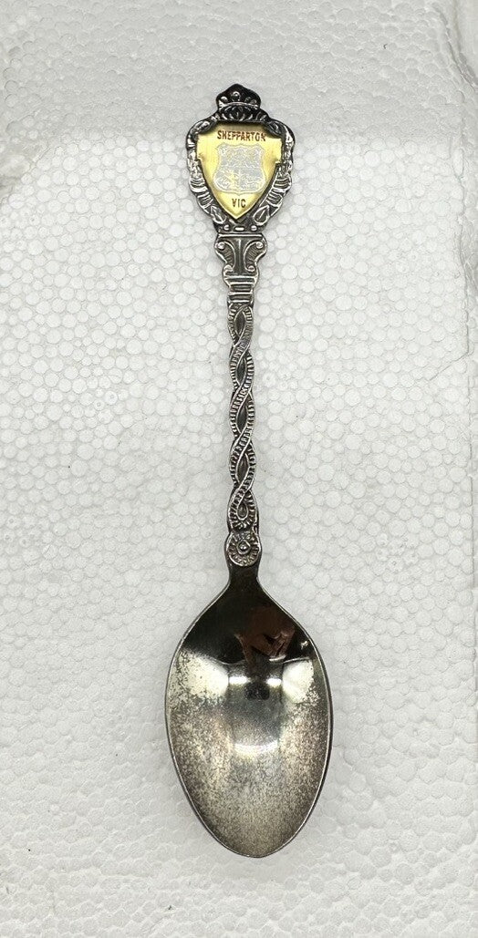 Souvenir Spoon Shepparton Victoria Australia , silver plated In OK Cond