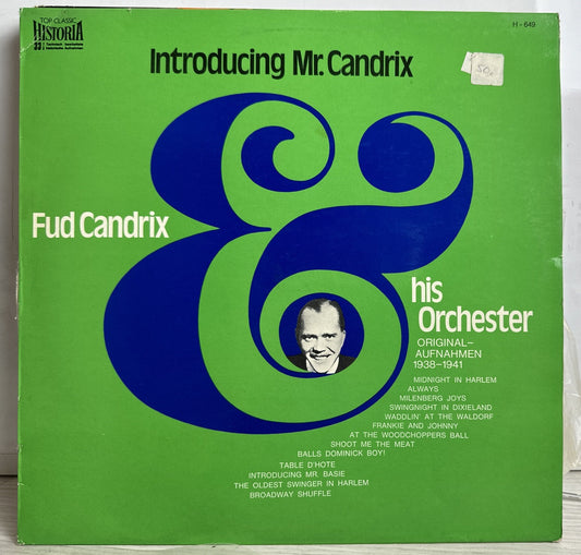 Fud Candrix & His Orchestra - Introducing Mr. Candrix - 12" Vinyl Record 4249