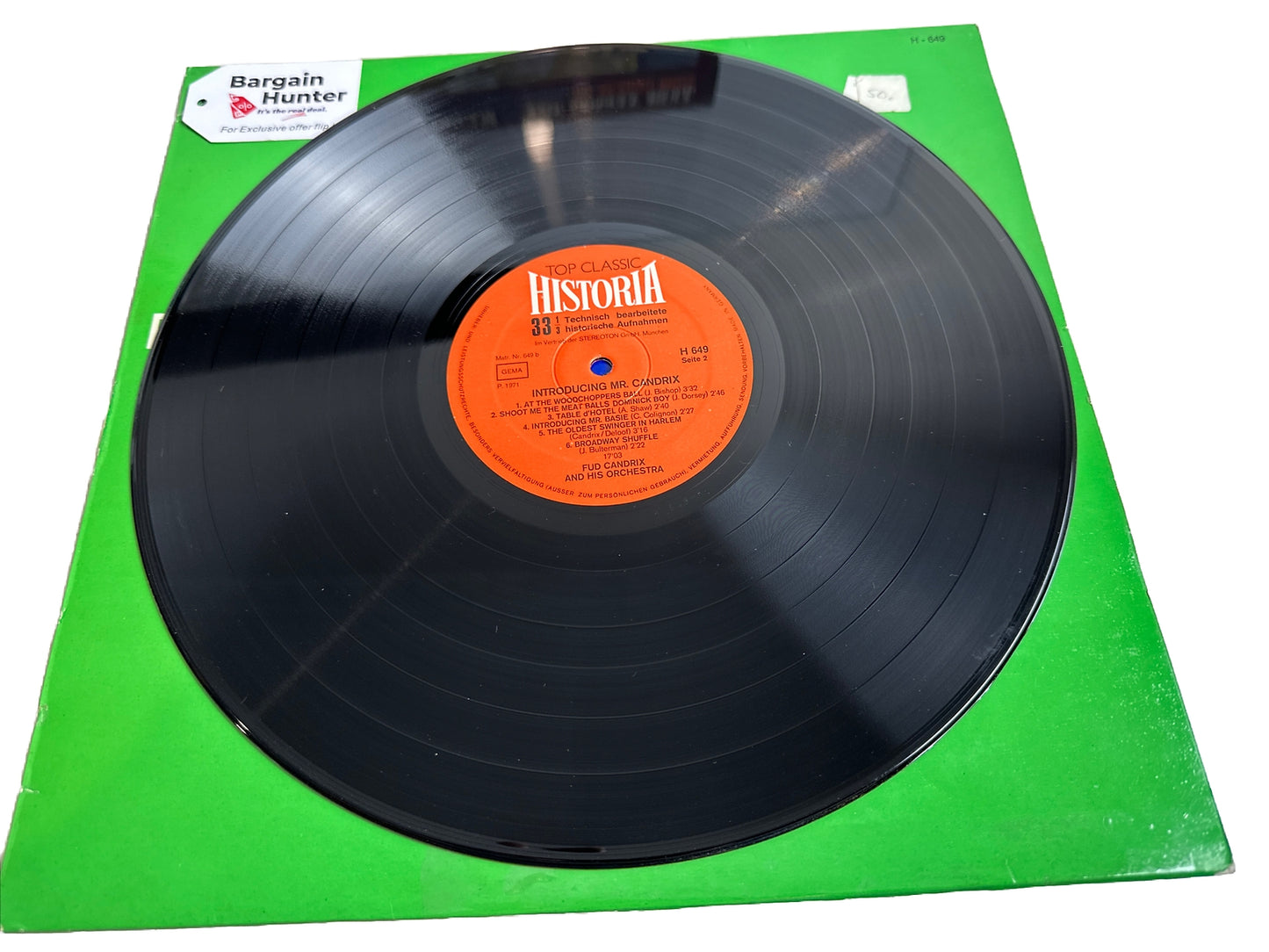 Fud Candrix & His Orchestra - Introducing Mr. Candrix - 12" Vinyl Record 4249