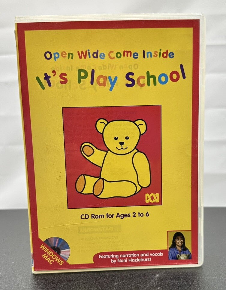 Open Wide Come Inside It's Play School PC Game In Good Condition 8158