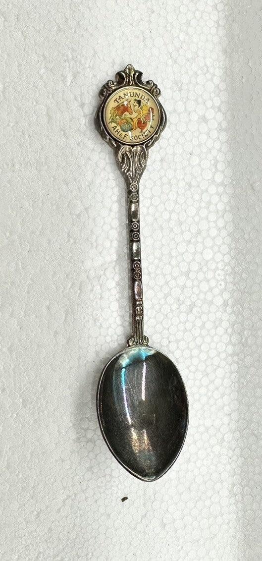 Souvenir Spoon Tanunda AH & F Society South Australia , silver plated In OK Cond
