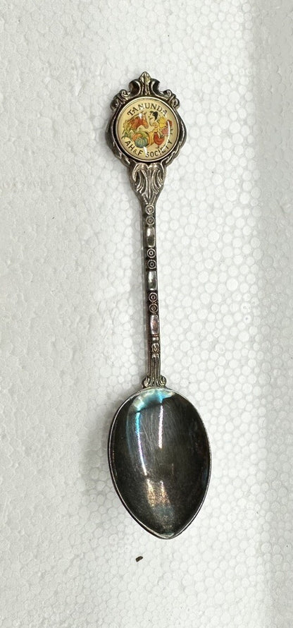 Souvenir Spoon Tanunda AH & F Society South Australia , silver plated In OK Cond
