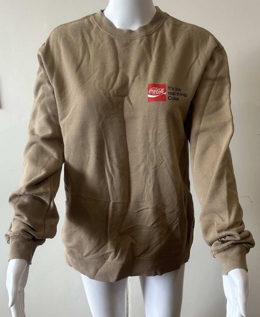 Coca-Cola Brown Jumper Size Small In Good Condition