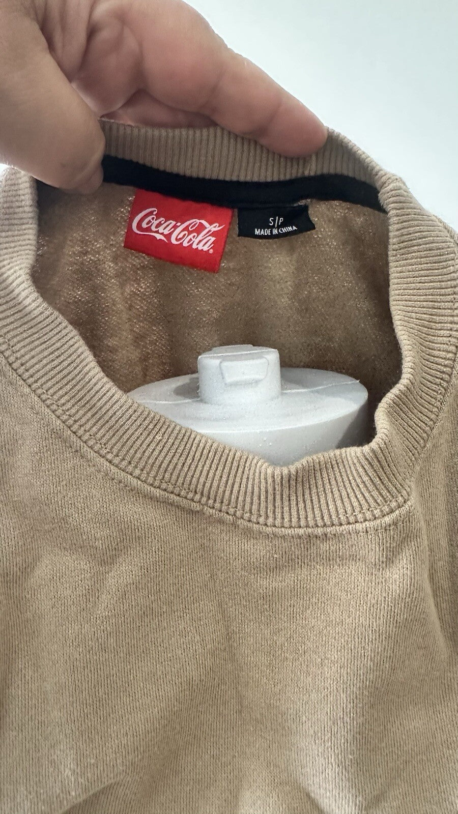 Coca-Cola Brown Jumper Size Small In Good Condition