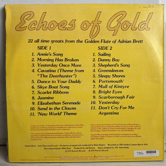 Adrian Brett – Echoes Of Gold - 12" Vinyl Record 4497