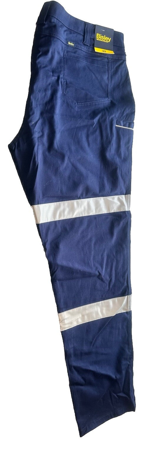 Bisley Reflective Workwear Trouser Size 22 New With Tags 4182