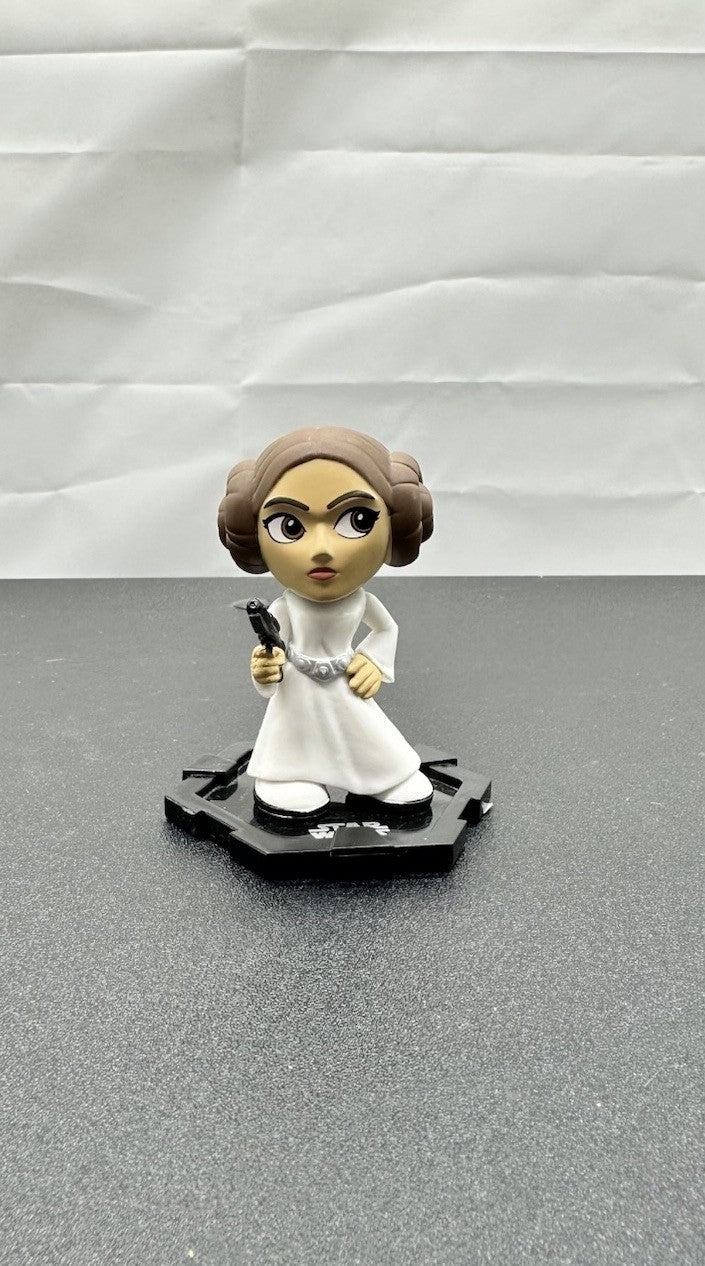 Star Wars PRINCESS LEIA Bobblehead Mystery Mini Funko 6.5cm In Good Cond (8597)