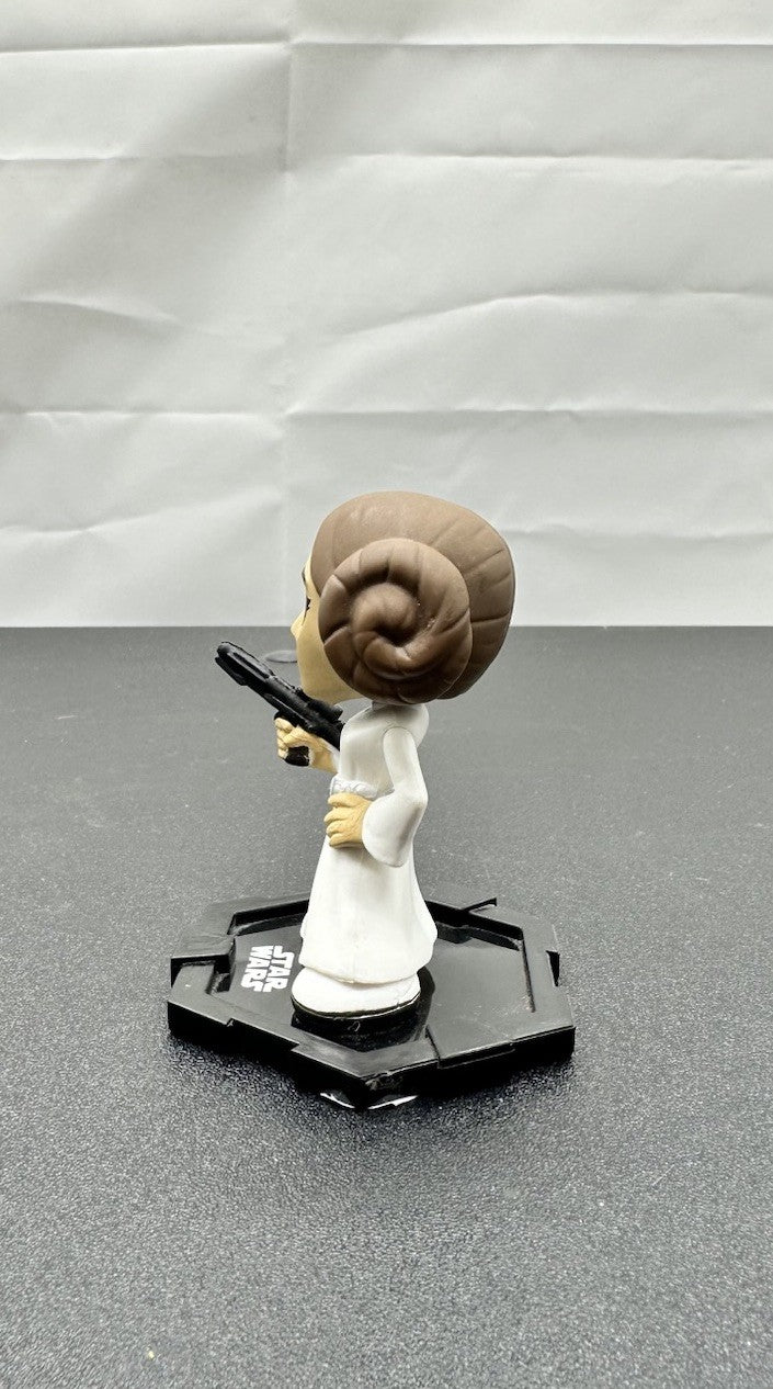 Star Wars PRINCESS LEIA Bobblehead Mystery Mini Funko 6.5cm In Good Cond (8597)