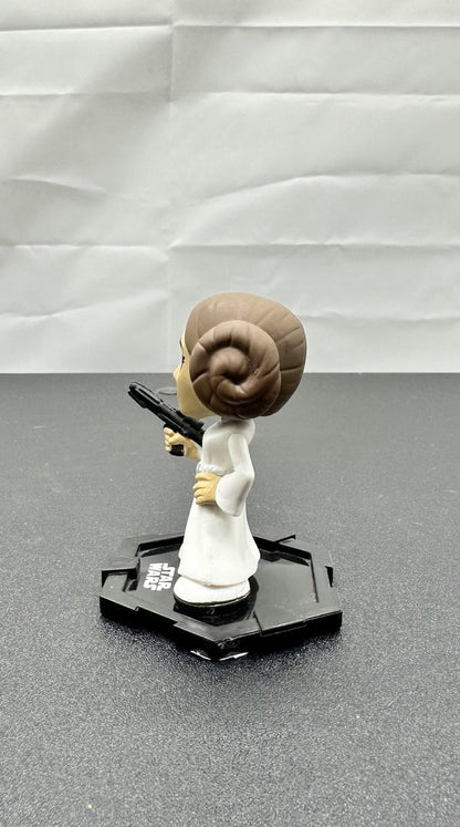 Star Wars PRINCESS LEIA Bobblehead Mystery Mini Funko 6.5cm In Good Cond (8597)