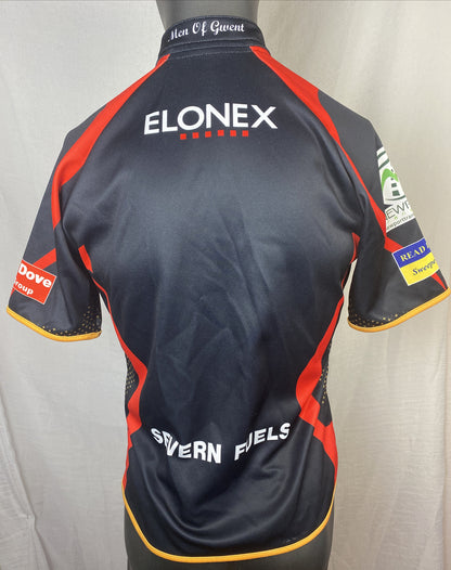 Newport Gwent Dragons Rugby Short Sleeve Shirt Size Small In Good Condition F778