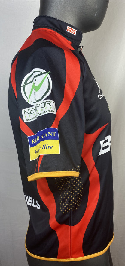 Newport Gwent Dragons Rugby Short Sleeve Shirt Size Small In Good Condition F778