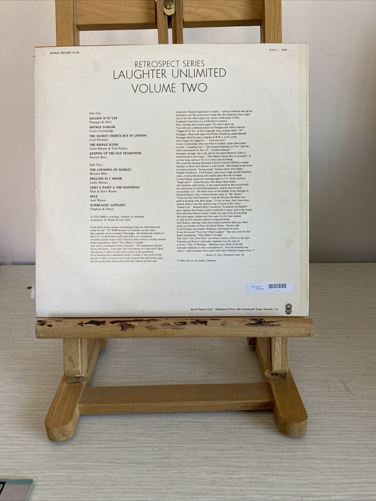 Retrospect Series - Laughter Unlimited Volume Two Vintage Vinyl Record 3377