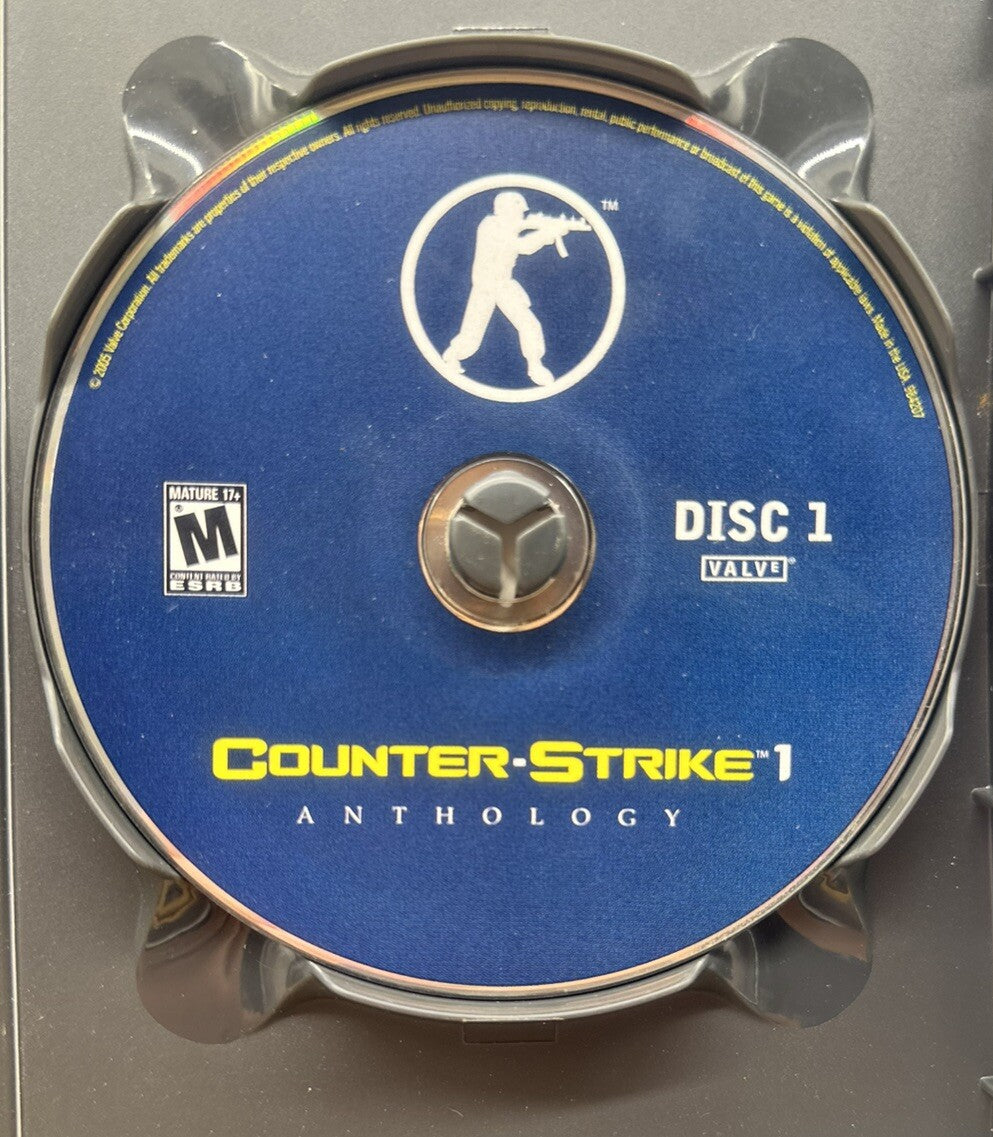 Counter-Strike 1 Anthology PC Game Complete Good Condition 6029