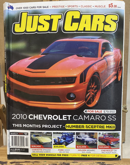 Just Cars March 2011 No 181 Magazine In Good Condition