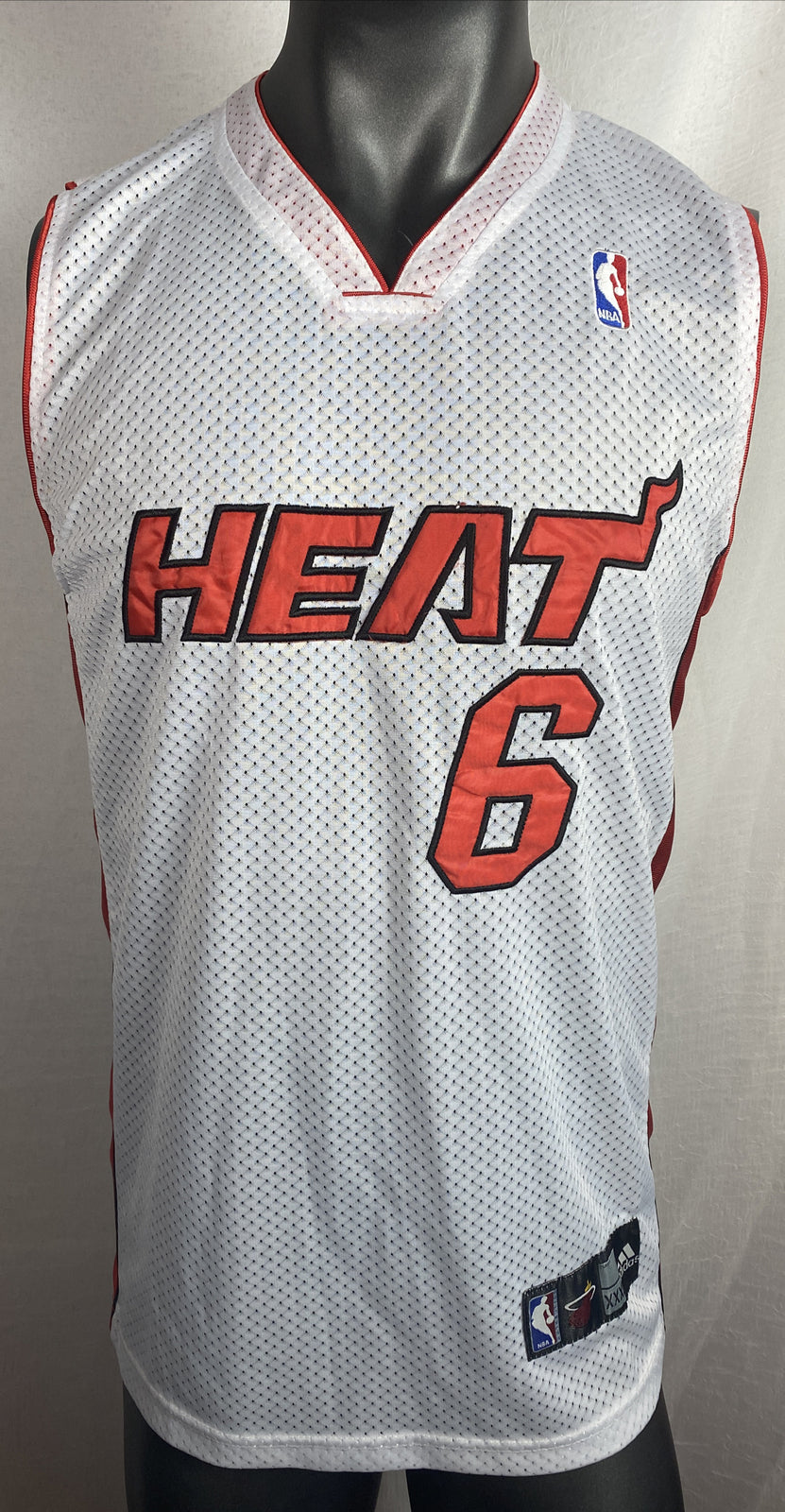 LEBRON JAMES MIAMI HEAT SWINGMAN NBA BASKETBALL JERSEY #6 - SIZE 3XL F279
