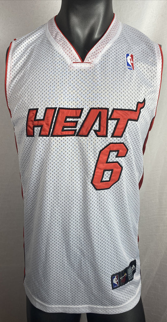 LEBRON JAMES MIAMI HEAT SWINGMAN NBA BASKETBALL JERSEY #6 - SIZE 3XL F279