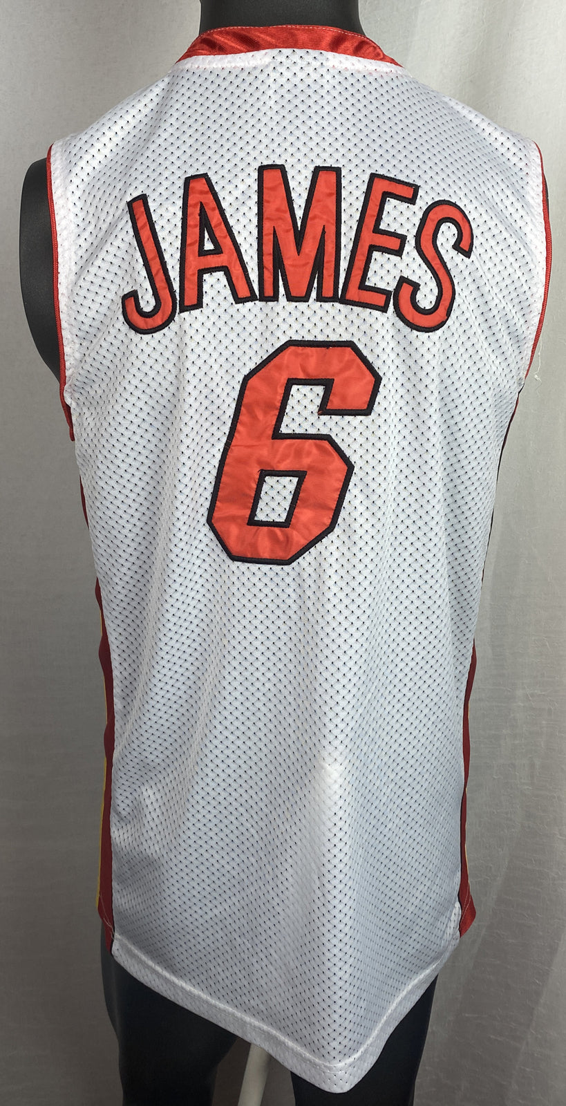 LEBRON JAMES MIAMI HEAT SWINGMAN NBA BASKETBALL JERSEY #6 - SIZE 3XL F279