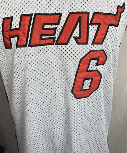 LEBRON JAMES MIAMI HEAT SWINGMAN NBA BASKETBALL JERSEY #6 - SIZE 3XL F279