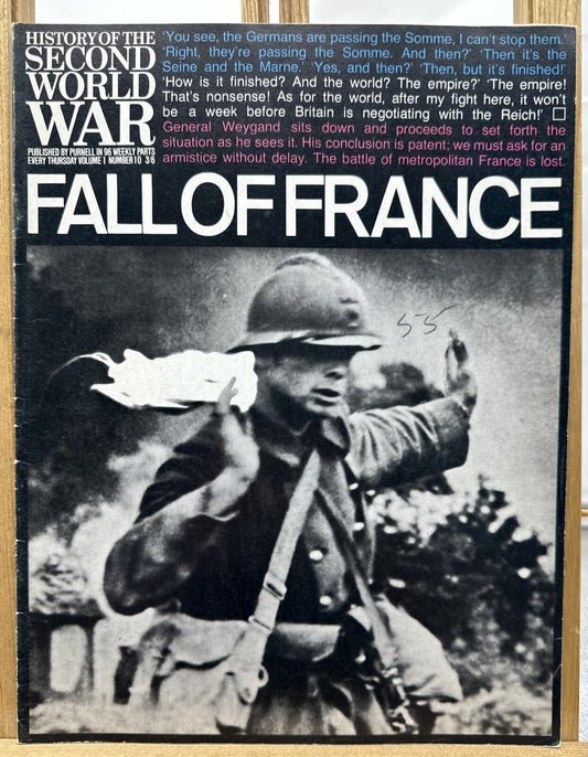 History Of The Second World War II VOL. 1 NO. 10 Magazine In Good Condition