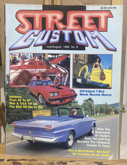 Street and Custom July / August No 8 1986 Magazine In Good Condition