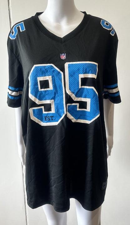 NFL Carolina Panthers 95 Short Sleeve Shirt Size XXL In Good Condition 2666