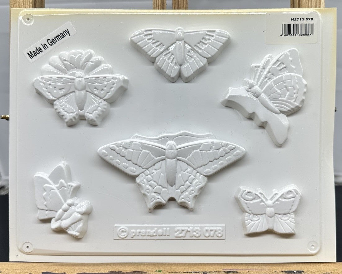 Prandall Butterflies Plaster Casting Mould 2713078 Good Condition Made Germany