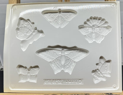 Prandall Butterflies Plaster Casting Mould 2713078 Good Condition Made Germany