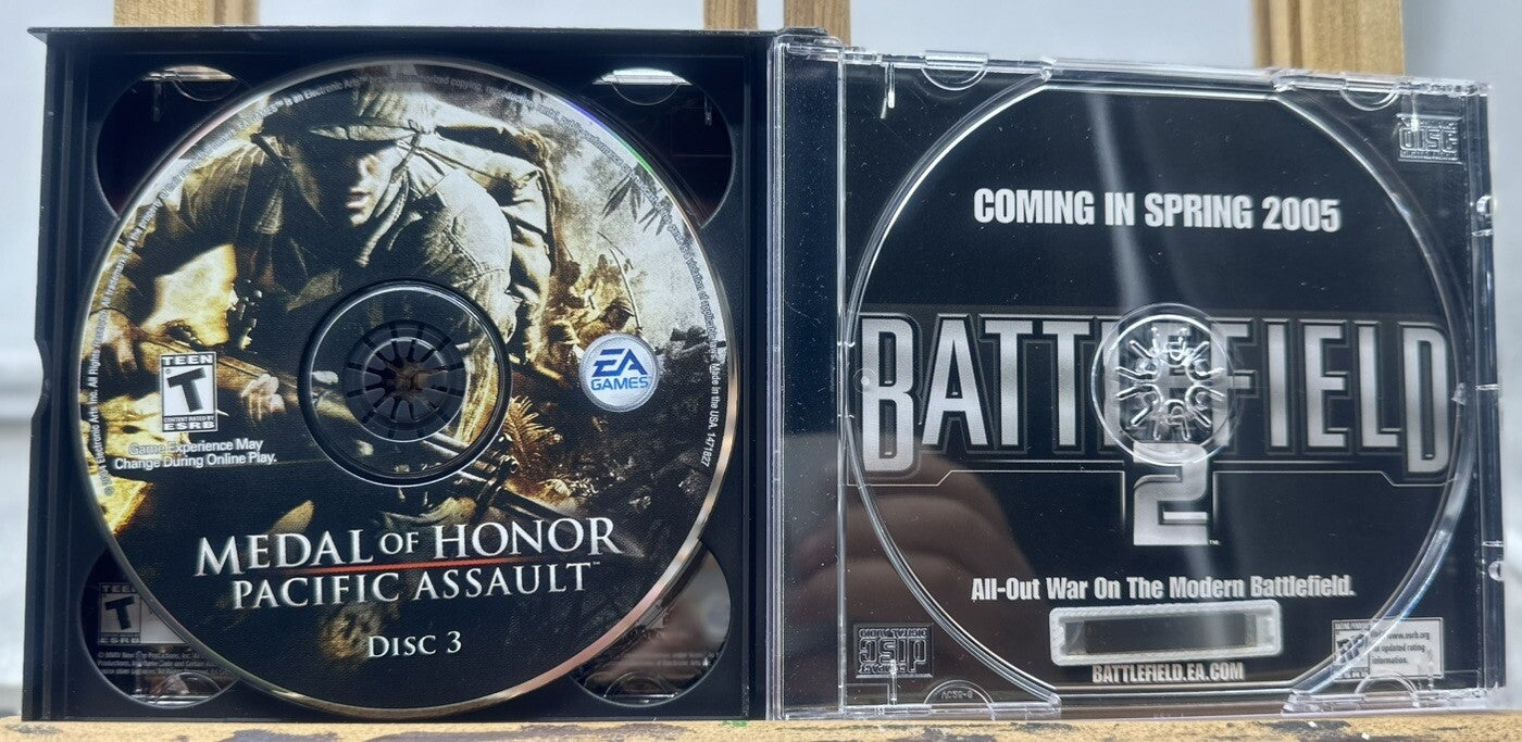 Medal Of Honor Pacific Assault PC Game Complete Good Condition 6280