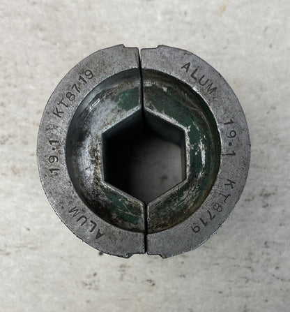 19.1 KT8719 Die For A 12T Crimper To Suit Australian Standard Aluminum Lugs