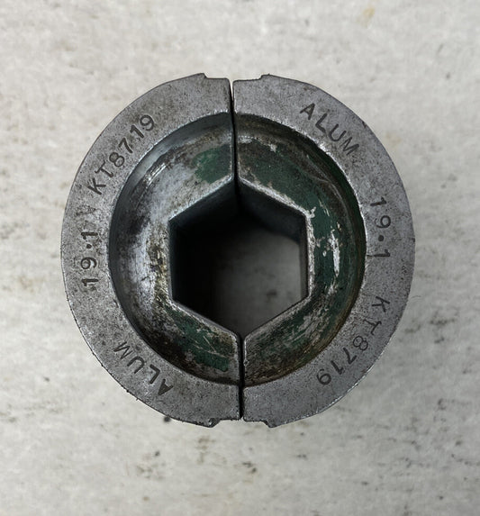 19.1 KT8719 Die For A 12T Crimper To Suit Australian Standard Aluminum Lugs