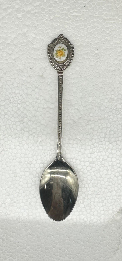 Souvenir Spoon Flower , silver plated OK Condition