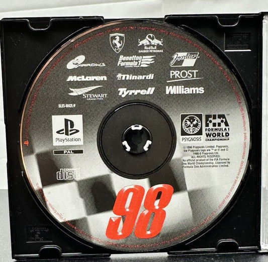Formula 1 - World Champion DISC ONLY Playstation 1 PS1 Game PAL In GC 4283