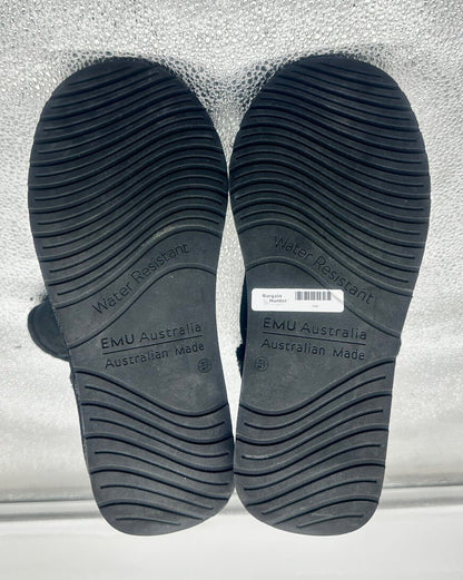 EMU Australia Water Resistant Boots Wool Insole Black Sizing 7 Mens 8 Women 7988