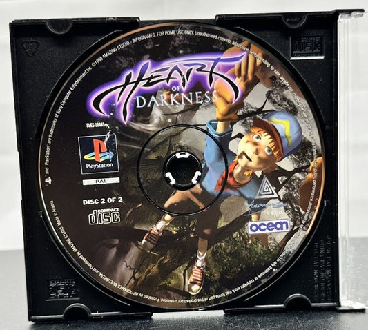 Heart Of Darkness DISC 2 DISC ONLY Playstation 1 PS1 Game PAL In GC 4981