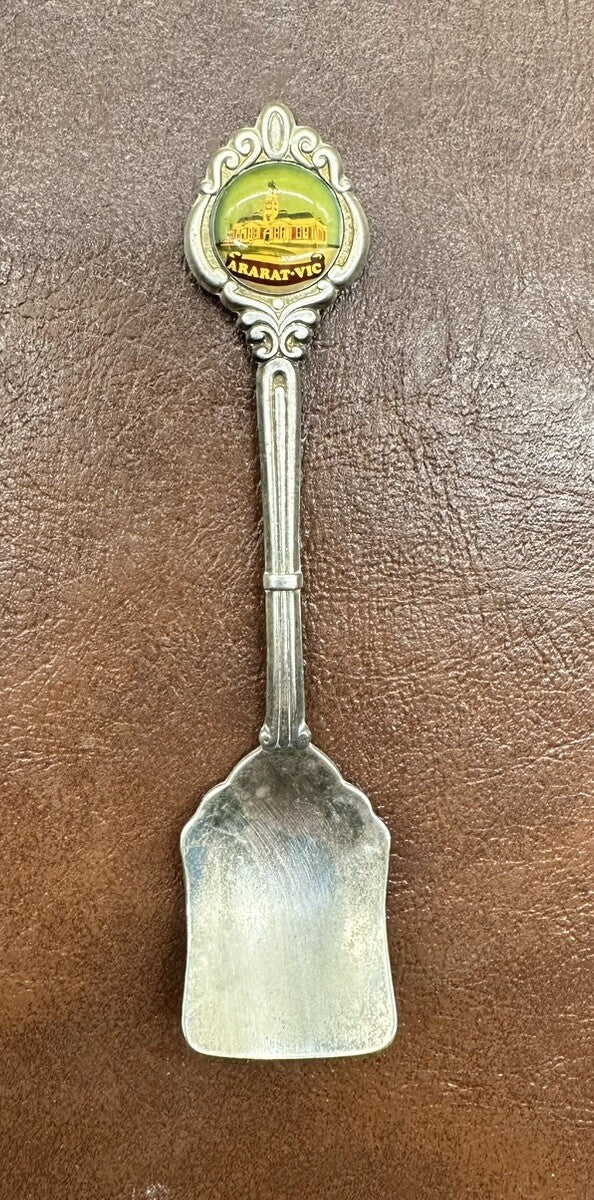 Souvenir Spoon Ararat Victoria Australia Silver plated In OK Cond
