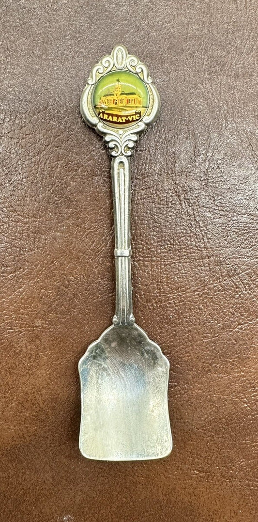 Souvenir Spoon Ararat Victoria Australia Silver plated In OK Cond