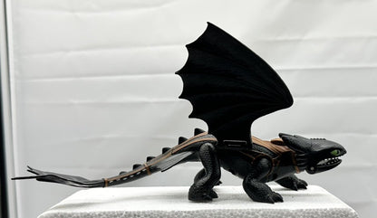 2018 How to Train Your Dragon - 9.5" NIGHT FURY TOOTHLESS Incomplete 8564
