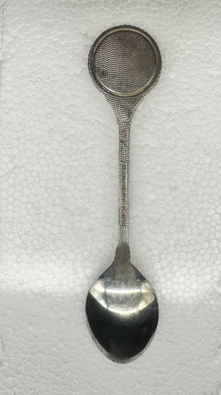Souvenir Spoon Morgan Top Of The Murray South Australia , silver plated OK Cond