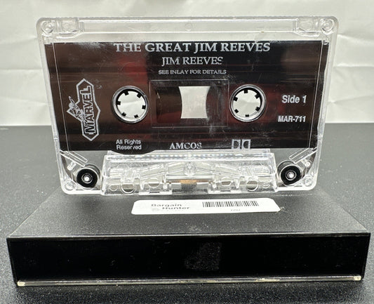 The Great Jim Reeves Cassette Tape In OK Condition 7787