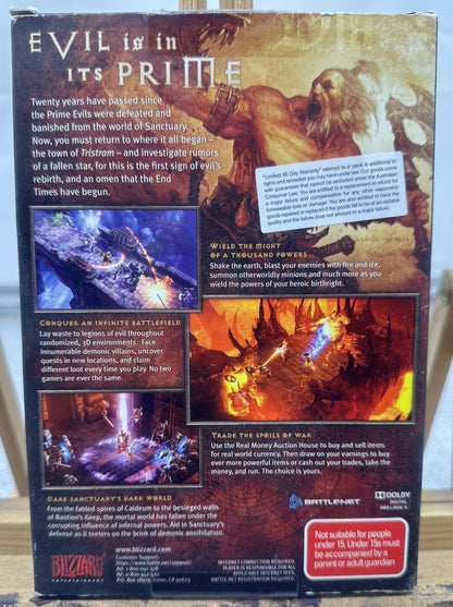 Diablo 3 PC Game Complete In Good Condition 6304